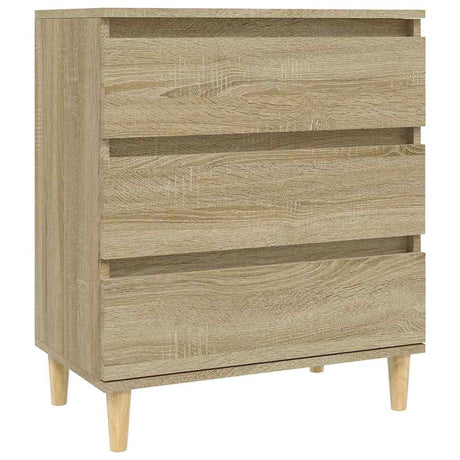 Vidaxl dressoir 60x35x70 cm bewerkt hout sonoma eikenkleurig