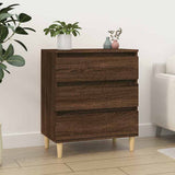 Vidaxl dressoir 60x35x70 cm bewerkt hout bruin eikenkleur