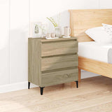Vidaxl dressoir 60x35x70 cm bewerkt hout sonoma eikenkleurig