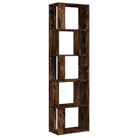 Vidaxl boekenkast 45x24x160 cm bewerkt hout gerookt eikenkleurig