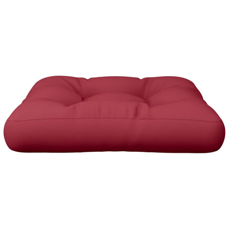 Poduszka do palet Vidaxx 60x60x12 cm tkanina w kolorze wina czerwonego