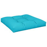 Vidaxl palletkussen 70x70x12 cm stof turquoise