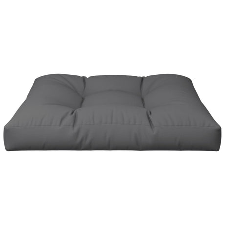 Vidaxl palletkussen 80x80x12 cm stof antracietkleurig