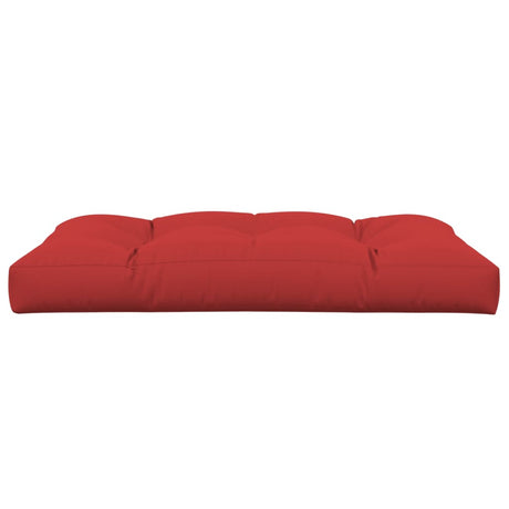 Vidaxl palletkussen 120x80x12 cm stof rood