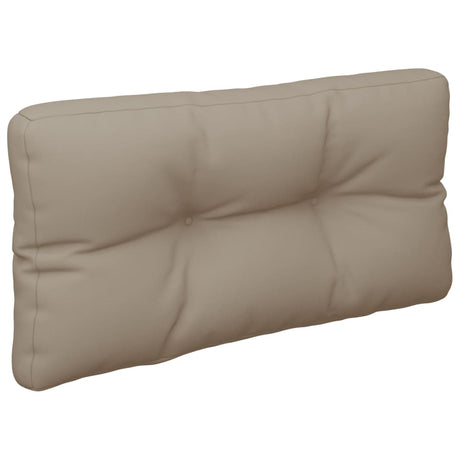Poduszka do palet Vidaxx 70x40x12 cm z tkaniny w kolorze taupe