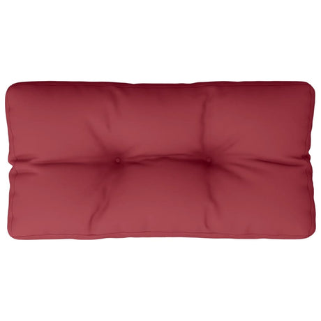 Poduszka na paletę VidaXL 70x40x12 cm, tkanina w kolorze wina czerwonego
