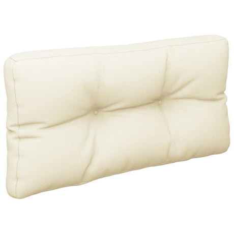 Poduszka do palet Vidaxx 80x40x12 cm tkanina w kolorze kremowym