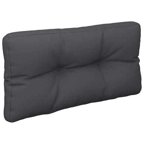 Vidaxl palletkussen 80x40x12 cm stof zwart