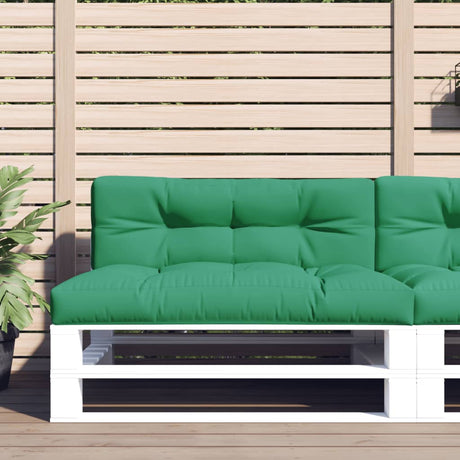 Poduszka na paletę VidaXL 120x40x12 cm, kolor zielony