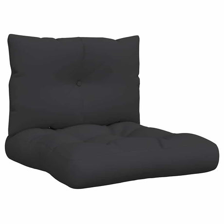 Poduszki do palet VidaXL, 2 szt., materiał czarny
