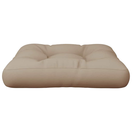 Vidaxl palletkussen 60x61,5x10 cm stof taupe