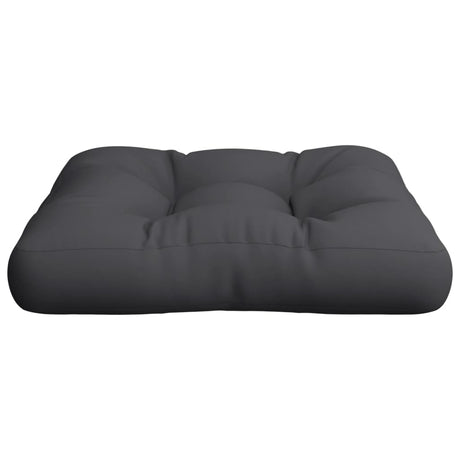 Poduszka do palet VidaXL 58x58x10 cm, tkanina czarna