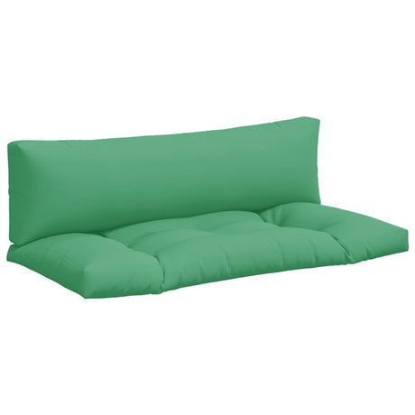 Poduszki na palety VidaXL, 2 szt., tkanina, kolor zielony