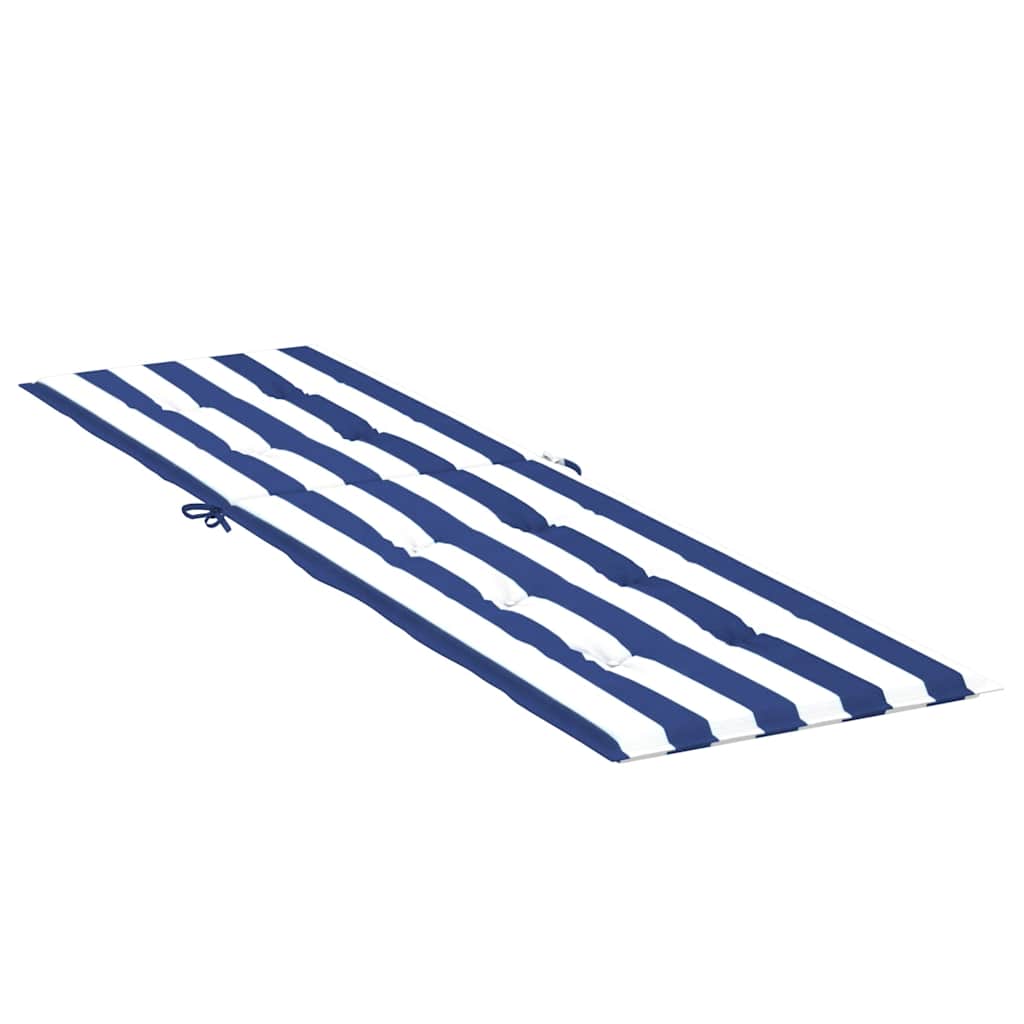 Vidaxl terrasstoelkussen gestreept oxford stof blauw en wit