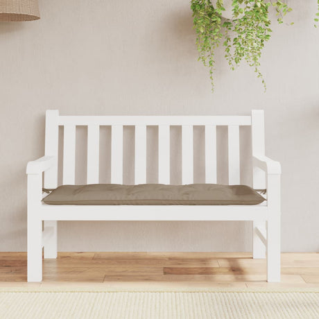 Poduszka na ławkę ogrodową Vidaxx 120x50x7 cm z tkaniny oxford w kolorze taupe