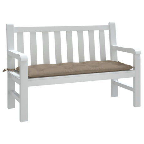 Poduszka na ławkę ogrodową Vidaxx 120x50x7 cm z tkaniny oxford w kolorze taupe