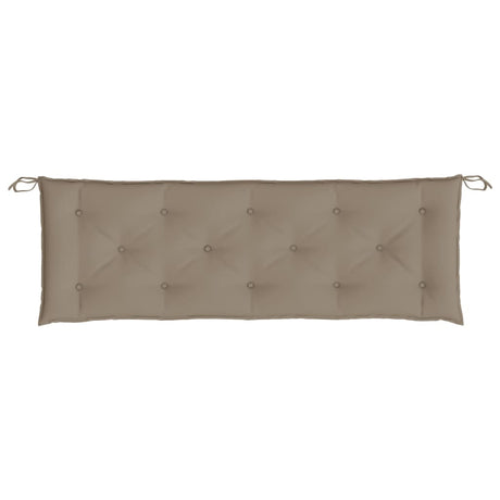 Poduszka na ławkę ogrodową Vidaxx 150x50x7 cm z tkaniny oxford w kolorze taupe