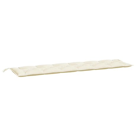 Poduszka na ławkę ogrodową Vidaxx 200x50x7 cm tkanina oxford w kolorze kremowym