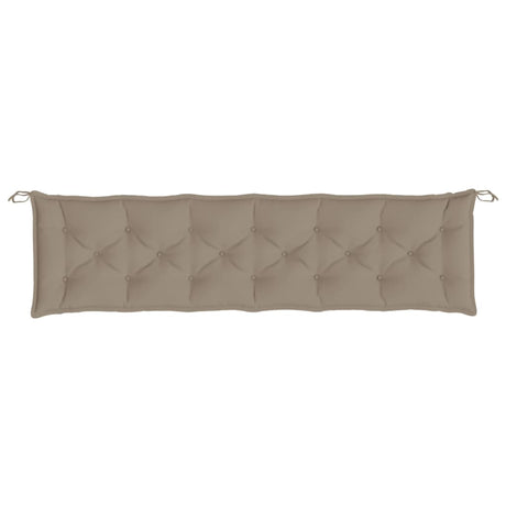 Poduszka na ławkę ogrodową Vidaxx 200x50x7 cm z tkaniny oxford w kolorze taupe