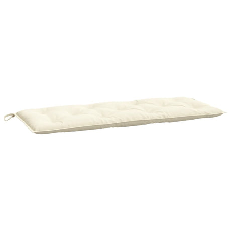 Poduszki na ławkę ogrodową Vidaxx 2 szt. 120x50x7 cm tkanina oxford kremowo-biała
