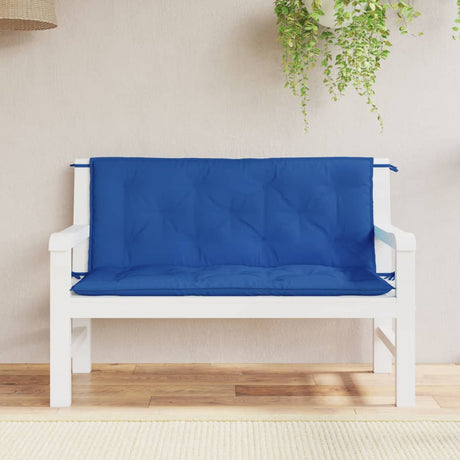 Poduszki na ławkę ogrodową Vidaxx 2 szt. 120x50x7 cm tkanina oxford niebieska