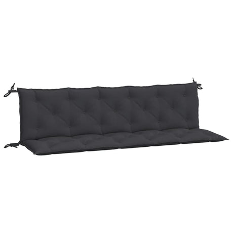 Poduszki na ławkę ogrodową Vidaxx 2 szt. 180x50x7 cm tkanina oxford czarna