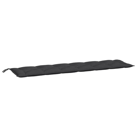 Poduszki na ławkę ogrodową Vidaxx 2 szt. 200x50x7 cm tkanina oxford czarna