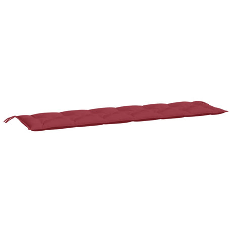 Poduszki na ławkę ogrodową Vidaxx 2 szt. 200x50x7 cm tkanina oxford w kolorze czerwonego wina