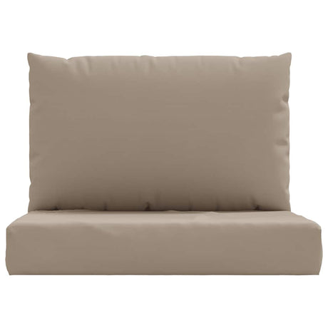 Poduszki do palet VidaXL, 2 szt. z tkaniny oxford, kolor taupe