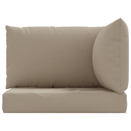 VidaXL Poduszki do palet, 3 szt. z tkaniny oxford w kolorze taupe