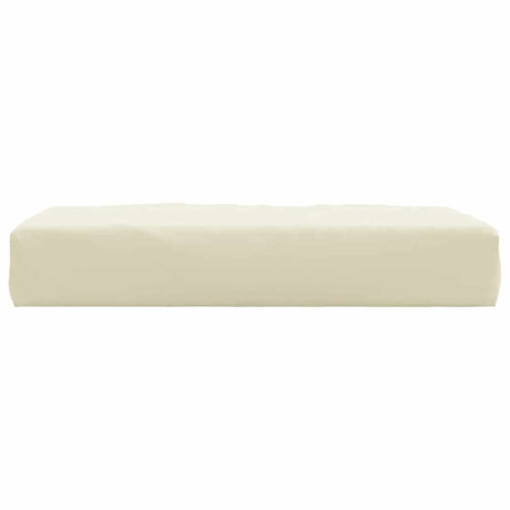 Poduszka do palet VidaXL 60x60x9,5 cm tkanina oxford w kolorze kremowym