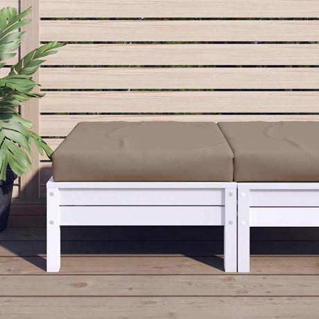 Poduszka do palet VidaXL 60x60x9,5 cm z tkaniny oxford w kolorze taupe