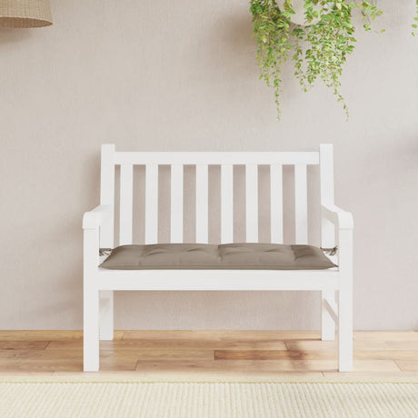 Poduszka na ławkę ogrodową Vidaxx 110x50x7 cm z tkaniny oxford w kolorze taupe
