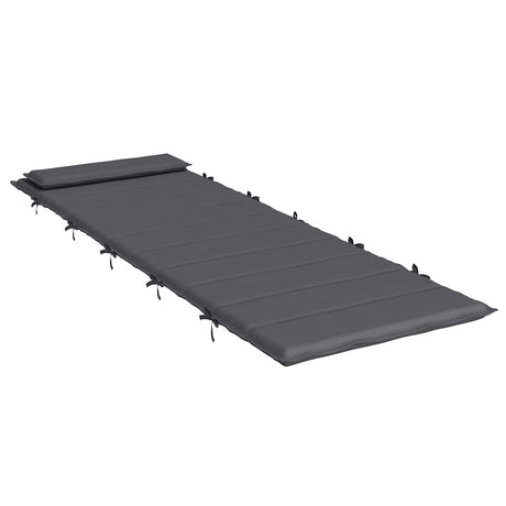 Poduszka do leżaka Vidaxx 180x60x4 cm tkanina oxford w kolorze antracytowym