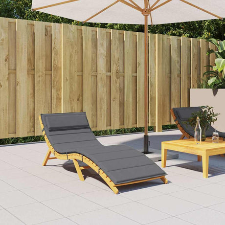 Poduszka do leżaka Vidaxx 180x60x4 cm tkanina oxford w kolorze antracytowym