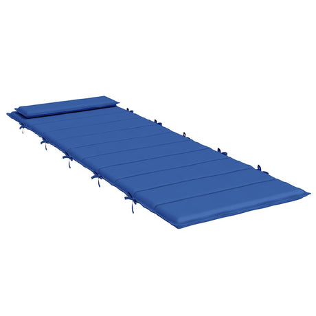 Poduszka do leżaka Vidaxx 180x60x4 cm tkanina oxford w kolorze błękitu królewskiego