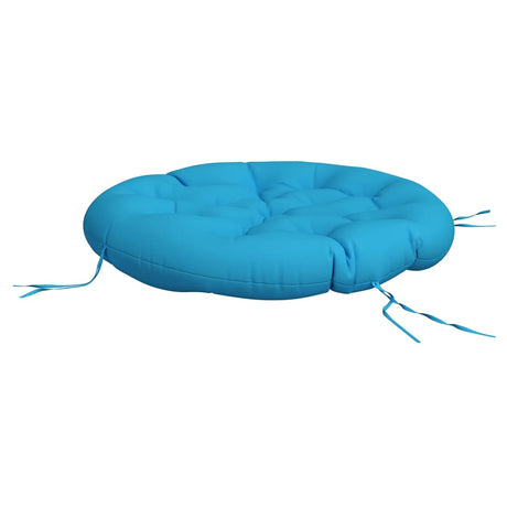 Vidaxl zitkussen rond ø 100x11 cm oxford stof lichtblauw