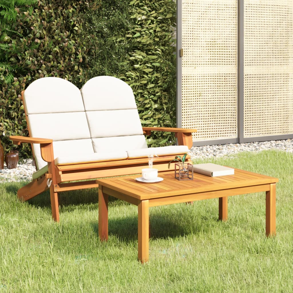 Vidaxl 2-delige loungeset adirondack massief acaciahout