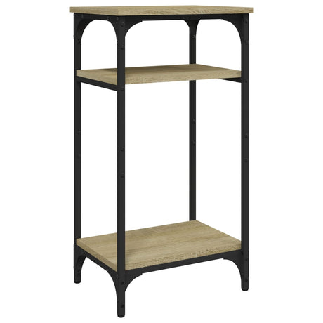 Vidaxl bijzettafel 40x30x75 cm bewerkt hout sonoma eikenkleurig