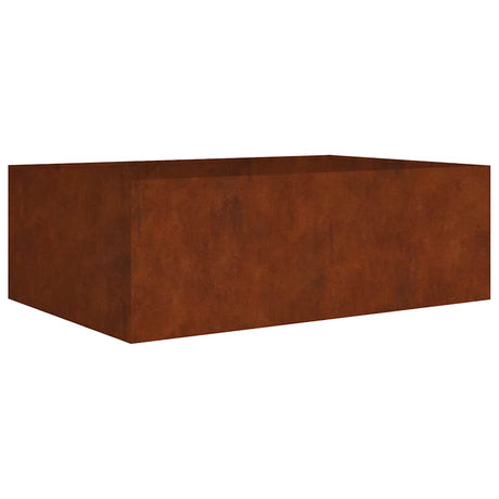 Donica VidaXL podniesiona ze stali corten o wymiarach 120x80x40 cm
