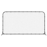 Rebounder piłkarski VidaXL 366x90x183 cm HDPE czarny