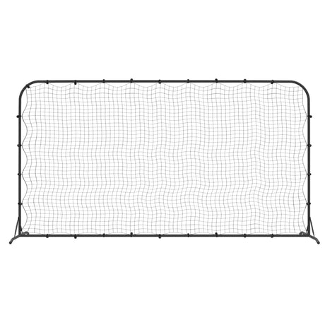 Rebounder piłkarski VidaXL 366x90x183 cm HDPE czarny