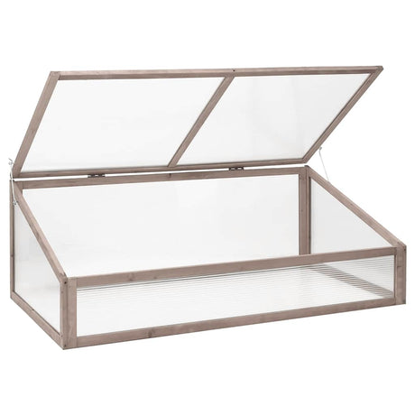 Szklarnia Vidaxx 110x56x39 cm drewno sosnowe szare