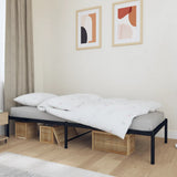 Vidaxl bedframe metaal zwart 80x200 cm