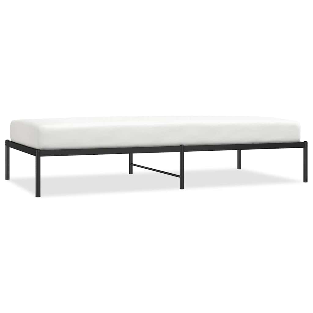 Vidaxl bedframe metaal zwart 100x200 cm