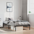 Vidaxl bedframe metaal zwart 100x200 cm