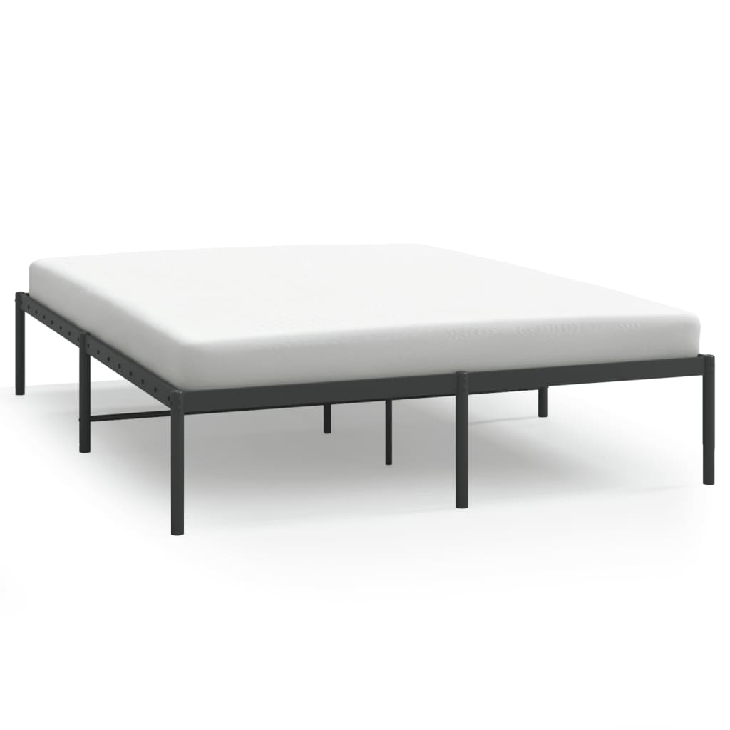 Vidaxl bedframe metaal zwart 160x200 cm