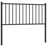 Vidaxl vervangend hoofdbord metaal zwart 100 cm