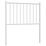 Vidaxl vervangend hoofdbord metaal wit 75 cm
