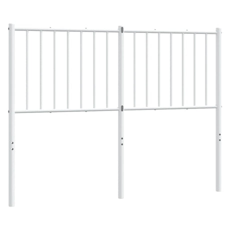 Vidaxl vervangend hoofdbord metaal wit 120 cm